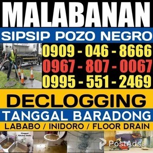 MALABANAN SIPSIP POZO NEGRO DECLOGGING 09678070067 MARIKINA HEIGHTS | PostAds PH
