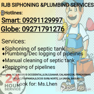 Urdanet RJB SIPHONING PLUMBING SERVICE | PostAds PH