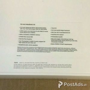 SEALED Apple MacBook Air 13.3" i5 1.1GHz 512GB SSD 8GB RAM Space Gray | PostAds PH