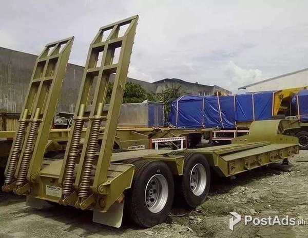 LOW BED TRAILER TWO-AXLE 45 TONS