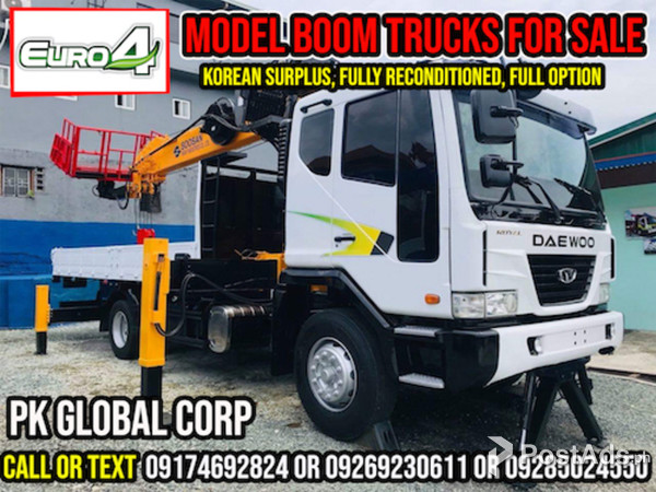 7 tons Boom Truck with Man Lift EURO 4 Model