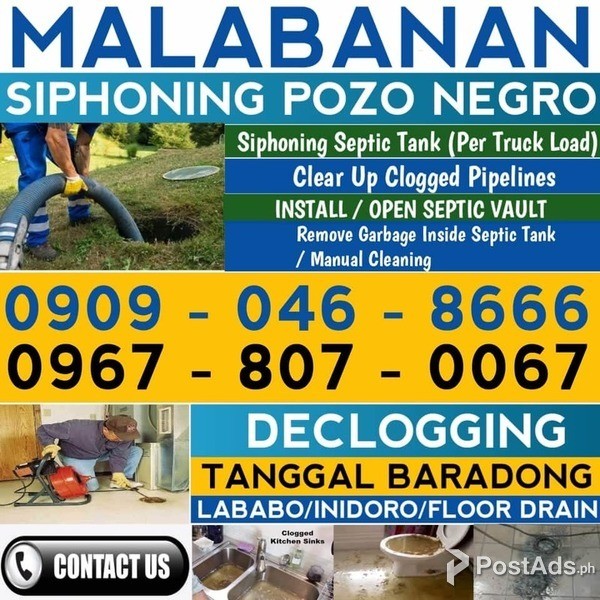 MARILAO BULACAN MALABANAN SIPHONING POZO NEGRO 09678070067