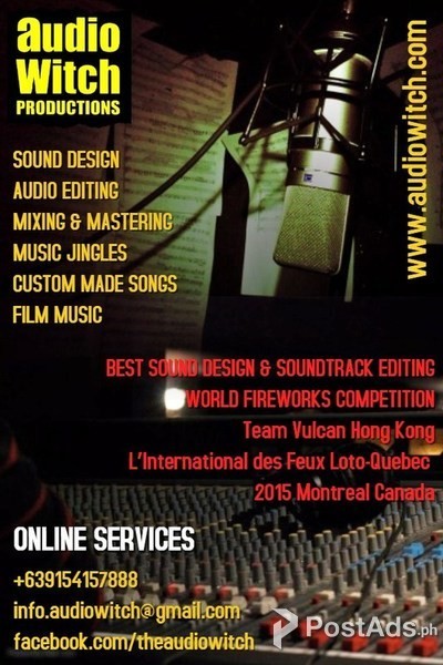 Commercial Music Jinglemaker Philippines. Jingles. Jinglewriter.
