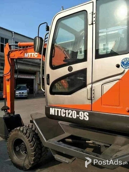 MTTC 120-9S WHEEL BACKHOE EXCAVATOR(0.3-0.35m3),