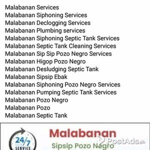 24/7 malabanan plumbing services | PostAds PH