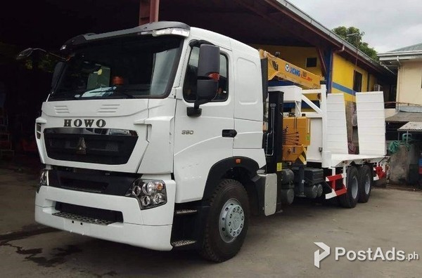BRAND NEW HOWO A7 6X4 SELF LOADER WITH 5T BOOM EURO 4 (380HP)