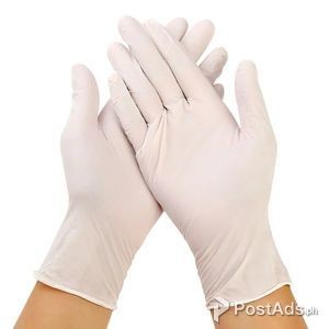 examination, latex, powder-free, size: large, single use, box of 100. | PostAds PH