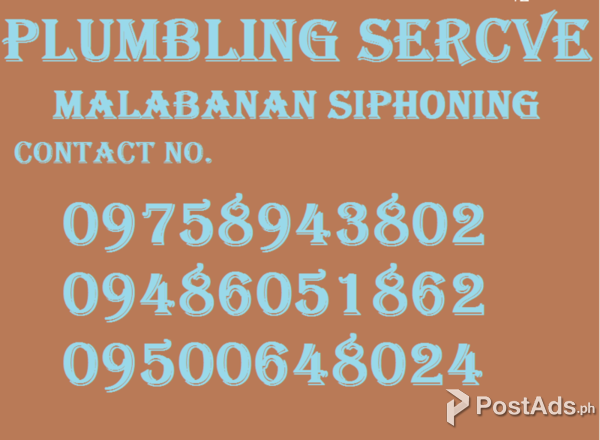 MALABANAN PLUMBLING POZO NEGRO SERVCE