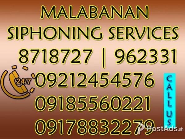 Malabanan siphoning services Pasig 88718727 / 09178832279