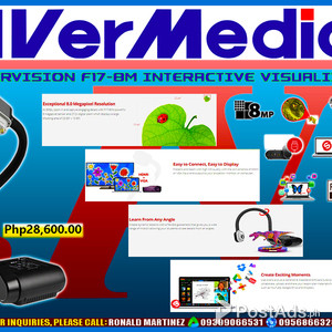 AVerVision F17-8M PORTABLE FLEXARM DOCUMENT CAMERA | PostAds PH