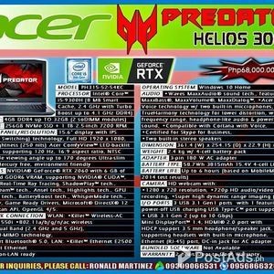 Laptop ACER PREDATOR HELIOS 300 - PH315-52-54KC GAMING NOTEBOOK | PostAds PH