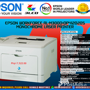Printer EPSON WORKFORCE AL-M300D MONOCHROME LASER PRINTER | PostAds PH