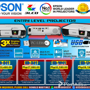 Projector / Multimedia / EPSON PROJECTOR EB-S41 3300 LUMENS LCD PROJEC | PostAds PH