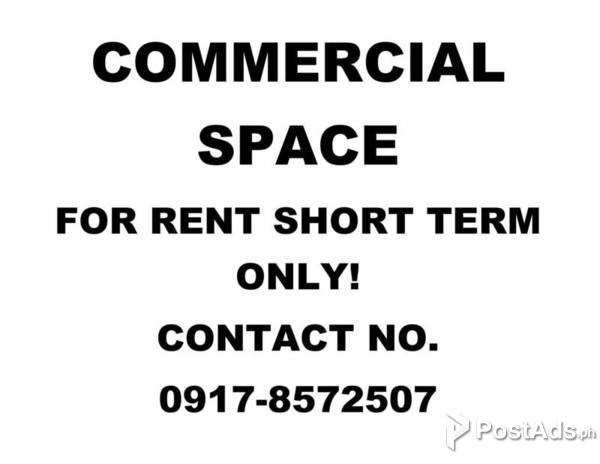 COMMERCIAL SPACE FOR RENT!