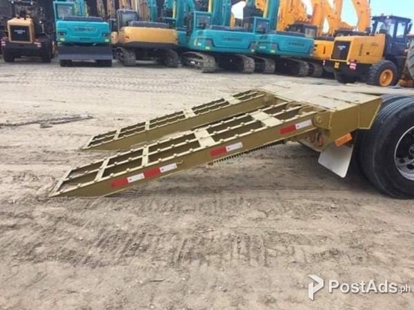 Brandnew lowbed trailer 2-axle 40ft 45tons for sale