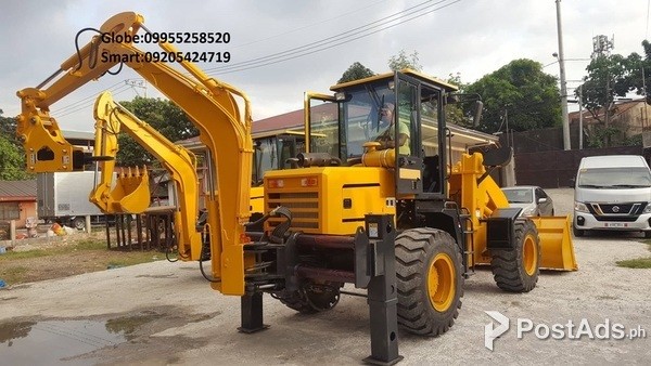 Backhoe loader ready breaker line for sale with optional attachment