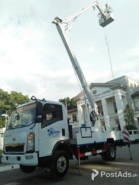 Sinotruk manlift 14mtrs lifting height for sale