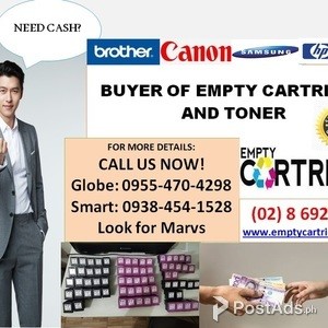 HIGHEST PRICE WE OFFER! BUYER OF EMPTY INK CARTRIDGE AND TONER | PostAds PH