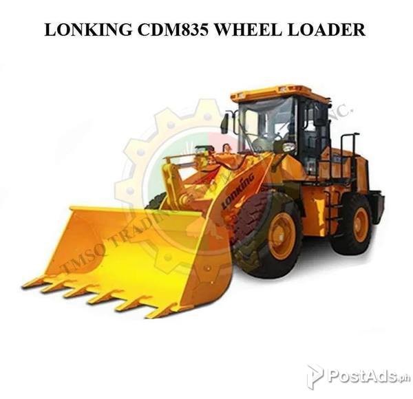 Lonking cdm835 wheel loader 2cbm weichai engine