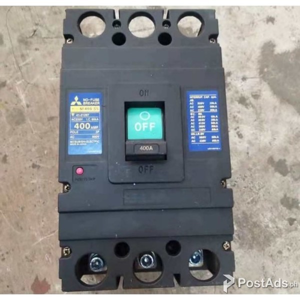 Breaker - 400 Amp. Three Phase Mitsubishi