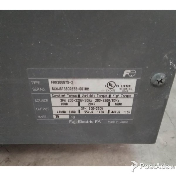 FUJI INVERTER 30 kw (40 hp)