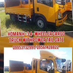 BRANDNEW HOMAN H3 4-WHEELER CARGO TRUCK WITH POWER TAIL GATE | PostAds PH