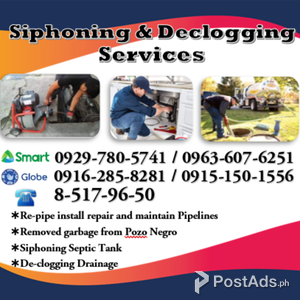 Manila malabanan siphoning declogging | PostAds PH