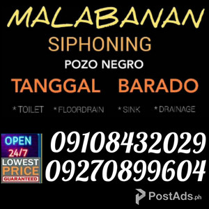 JCS malabanan siphoning pozo negro | PostAds PH