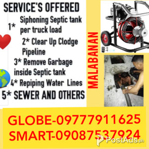 Siphoning declogging services malabanan bela | PostAds PH