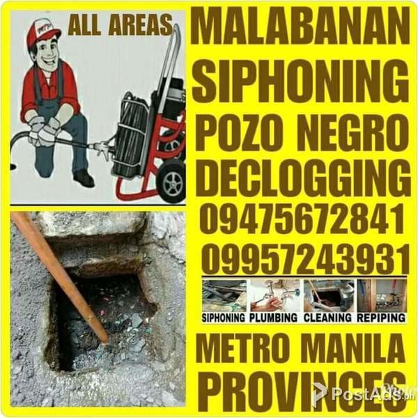 Malabanan siphoning declogging Expert cleaning