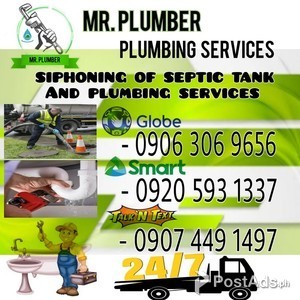 Mr.Plumber Siphoning and Plumbing Services 09074491497 | PostAds PH