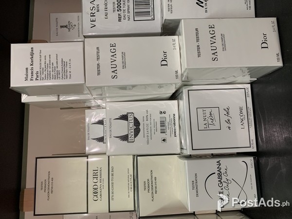 Branded Perfumes Testers for wholesale/resell