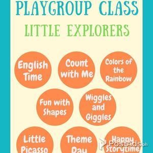 Online Playgroup Class and Preschool Tutorials | PostAds PH
