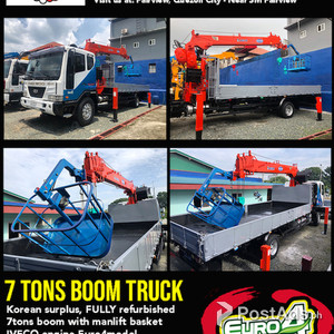 EURO 4 MODEL BOOM TRUCK with MANLIFT BASKET | PostAds PH
