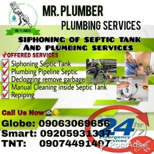 Batasan Hills Mr.Plumber Siphoning and Declogging Services | PostAds PH