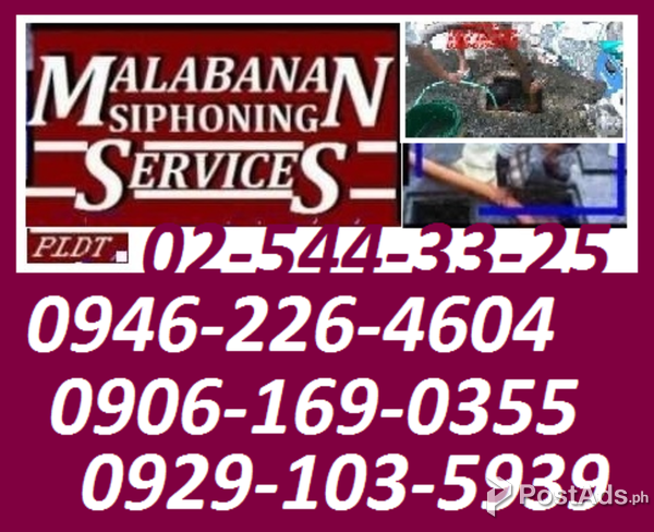 Malabanan Makati City Siphoning Septic tank,02-5443325 09061690355