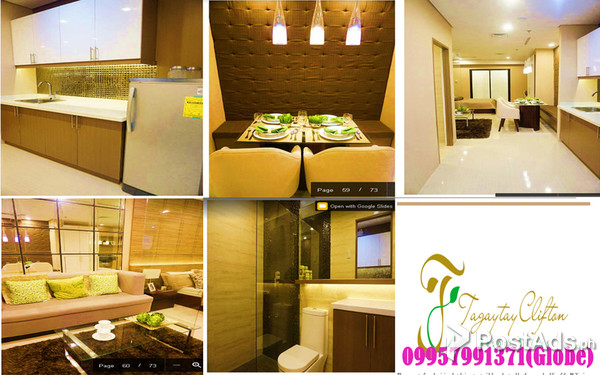 Condotel - Tagaytay Clifton Resort Suites 8,500 per month