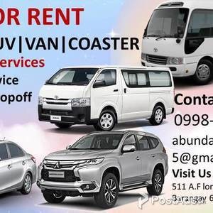 ABUNDANCE CAR RENTAL & SHUTTLE SERVICE | PostAds PH