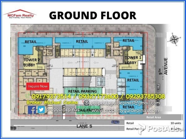 Avida Towers Turf Condominium for Sale in BGC Taguig 