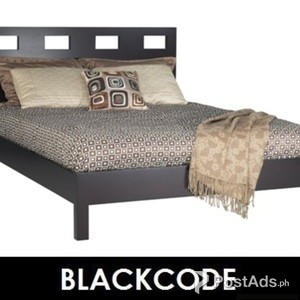 BLACKCODE WOODEN BED | PostAds PH