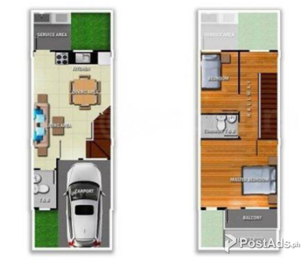 3 Bedrooms Single Attached House and Lot For Sale in Breeza Palm in La