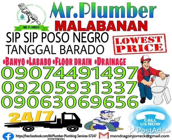 Mandaluyong Mr.Plumber Malabanan Expert 09074491497