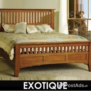 EXOTIQUE WOODEN BED | PostAds PH