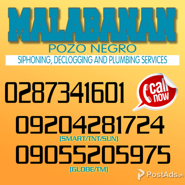 Malabanan Siphoning Plumbing Services sipsip