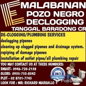 DEPARO CALOOCAN AREA EGLOT TUBERO SERVICES 8701-7745/09467202138 | PostAds PH