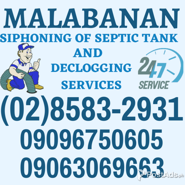 pasig malabanan siphoning and declogging services 85832931/09096750605