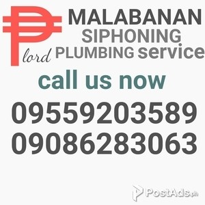 PARANAQUE CITY MALABANAN SIPHONING PLUMBING SERVICE 09559203589 | PostAds PH