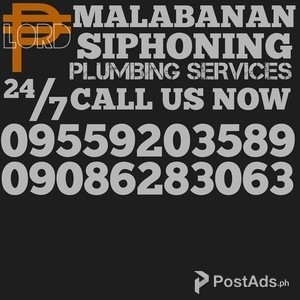 MANDALUYONG MALABANAN SIPHONING PLUMBING SERVICE | PostAds PH