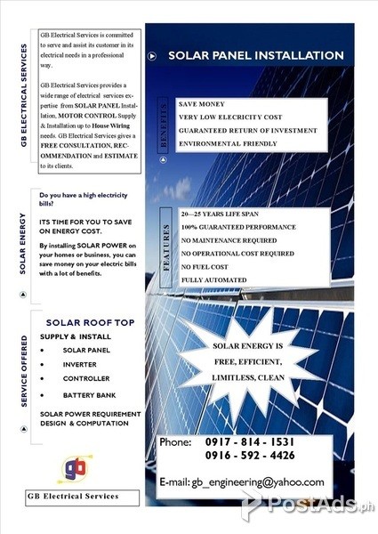 SOLAR PANEL INSTALLATION