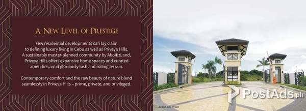 prime overlooking lot Priveya Hills Talamban Cebu City